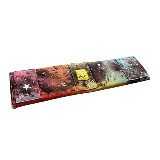 Rainbow Galaxy Dyed Lillebaby Tummy Pad || Medium