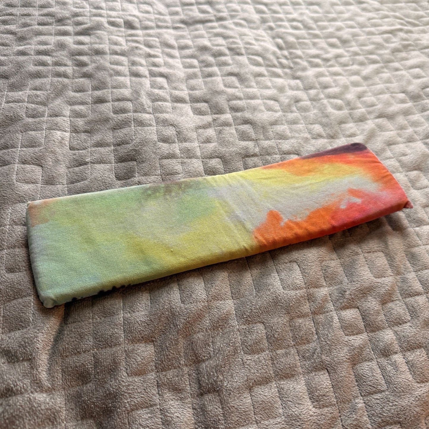 Rainbow Galaxy Dyed Lillebaby Tummy Pad || Medium