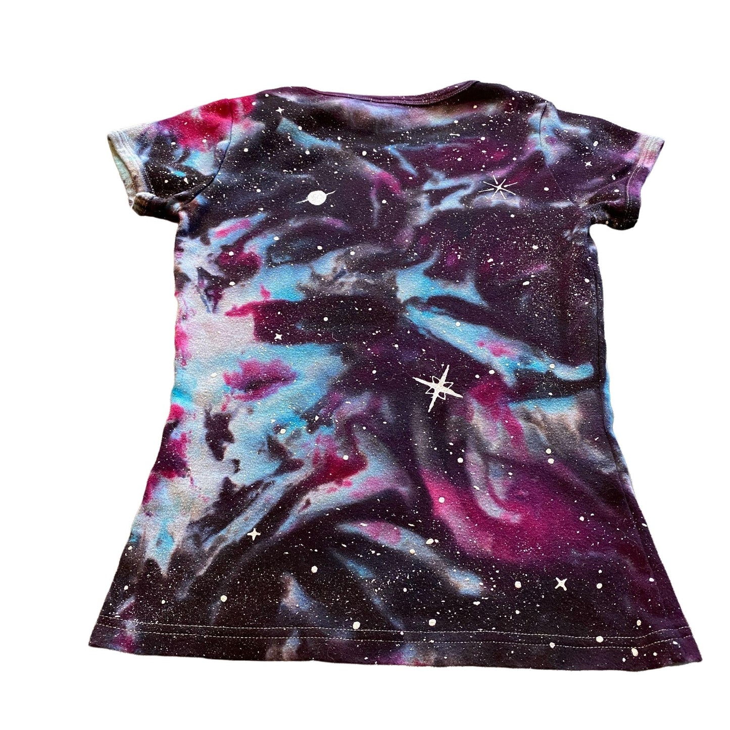 Galaxy Dyed Kids Tee || Youth, Girl's Fit Size 8