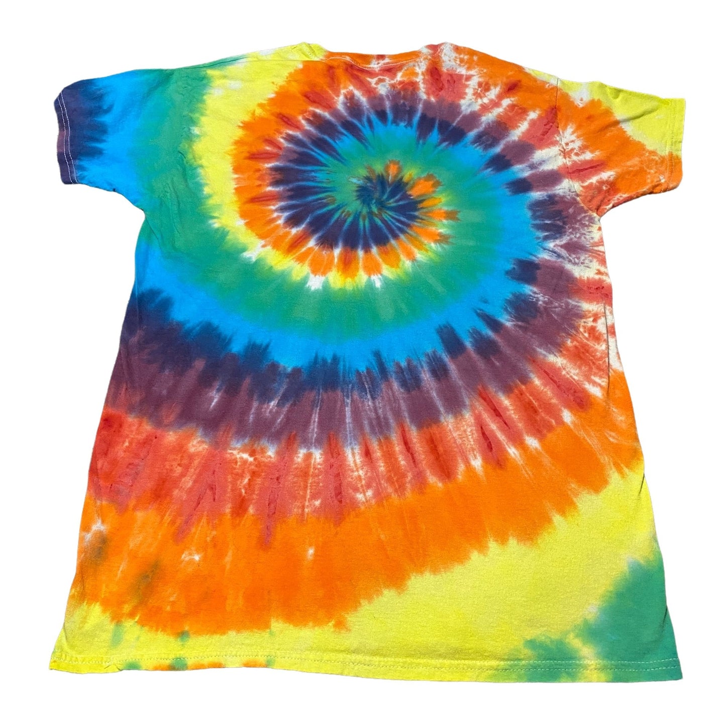 Rainbow Spiral Tie Dye Adult Tee || Medium