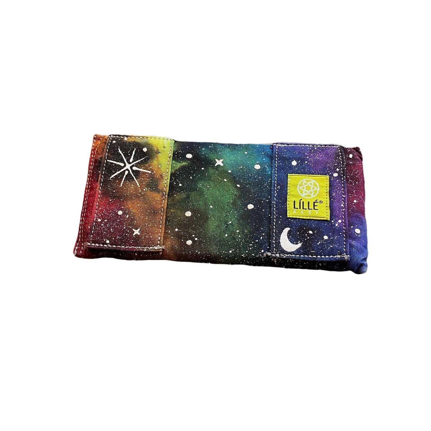 Rainbow Galaxy Dyed Lillebaby Tummy Pad || Small