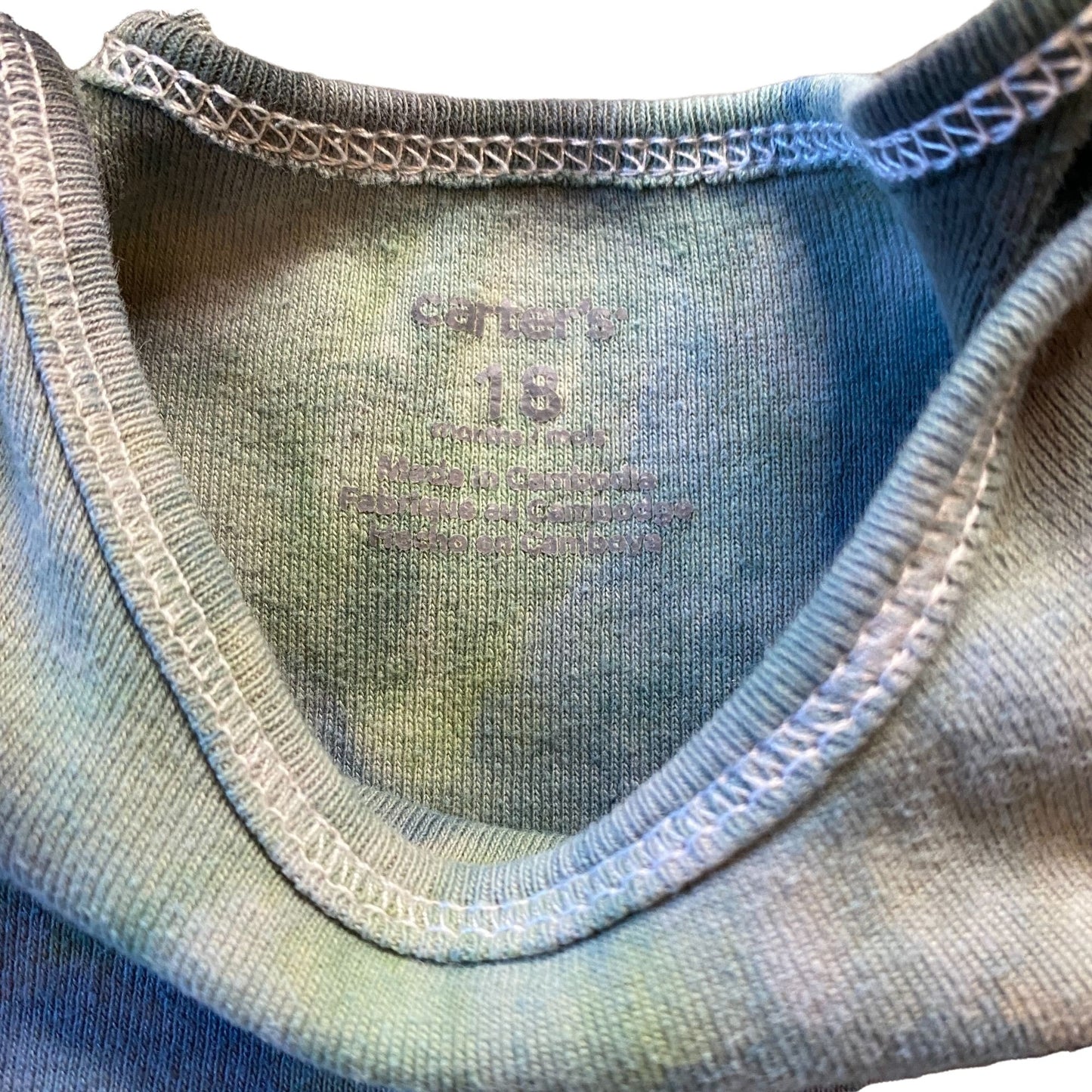 Tie Dyed Bodysuit || 18 Months, Upcycled ♻️