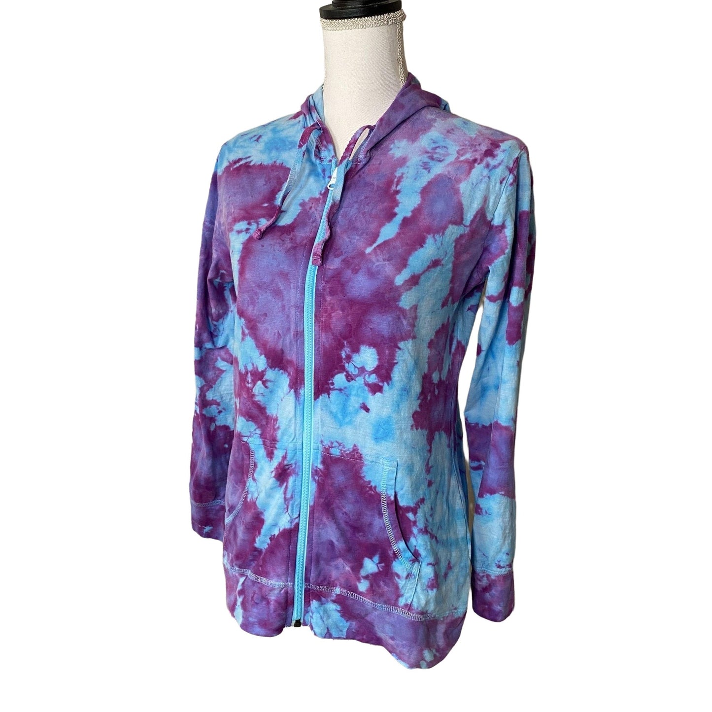 Dyed Adult Lightweight Hoodie || S