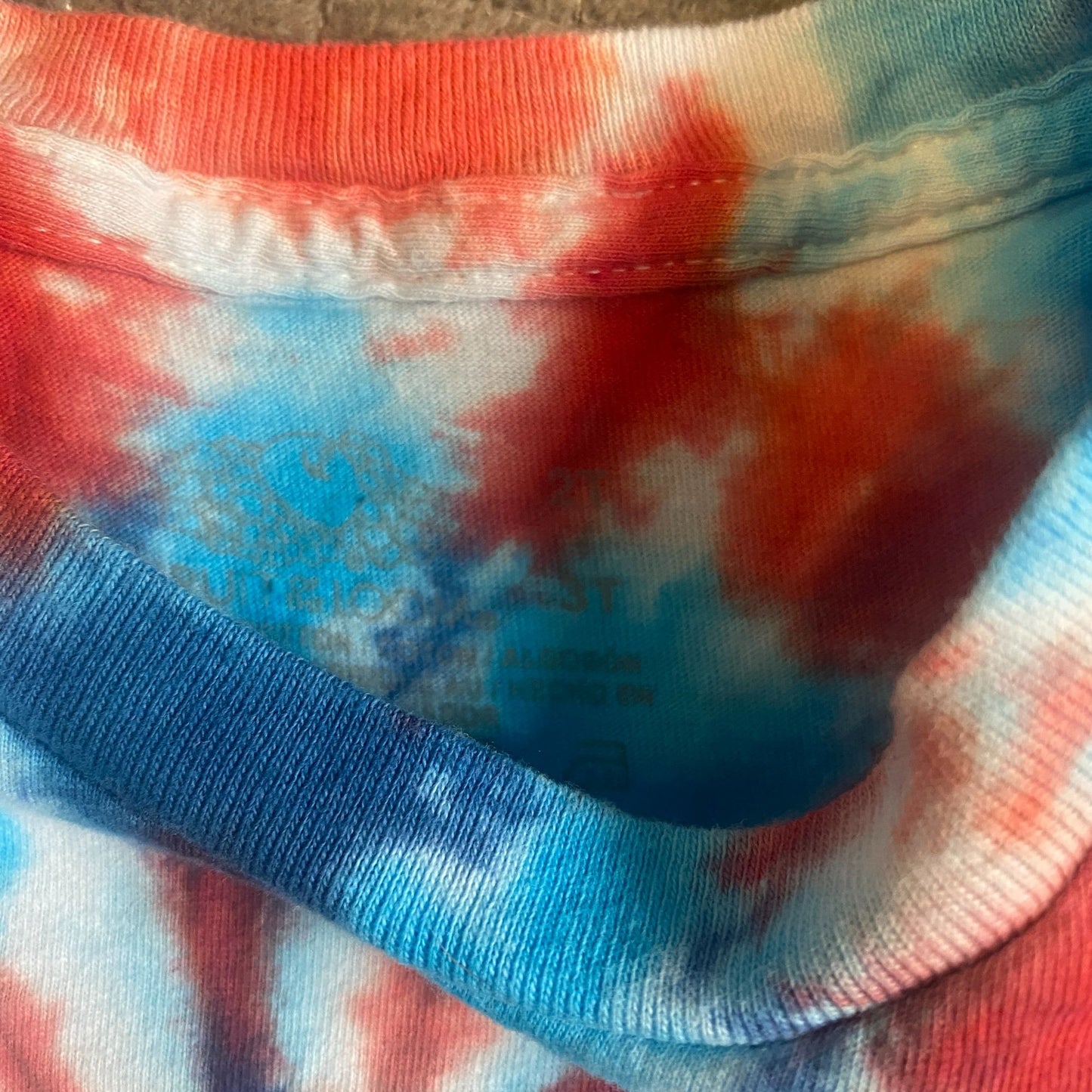 Spiral Tie Dye Toddler Tee Shirt || 2T / 3T