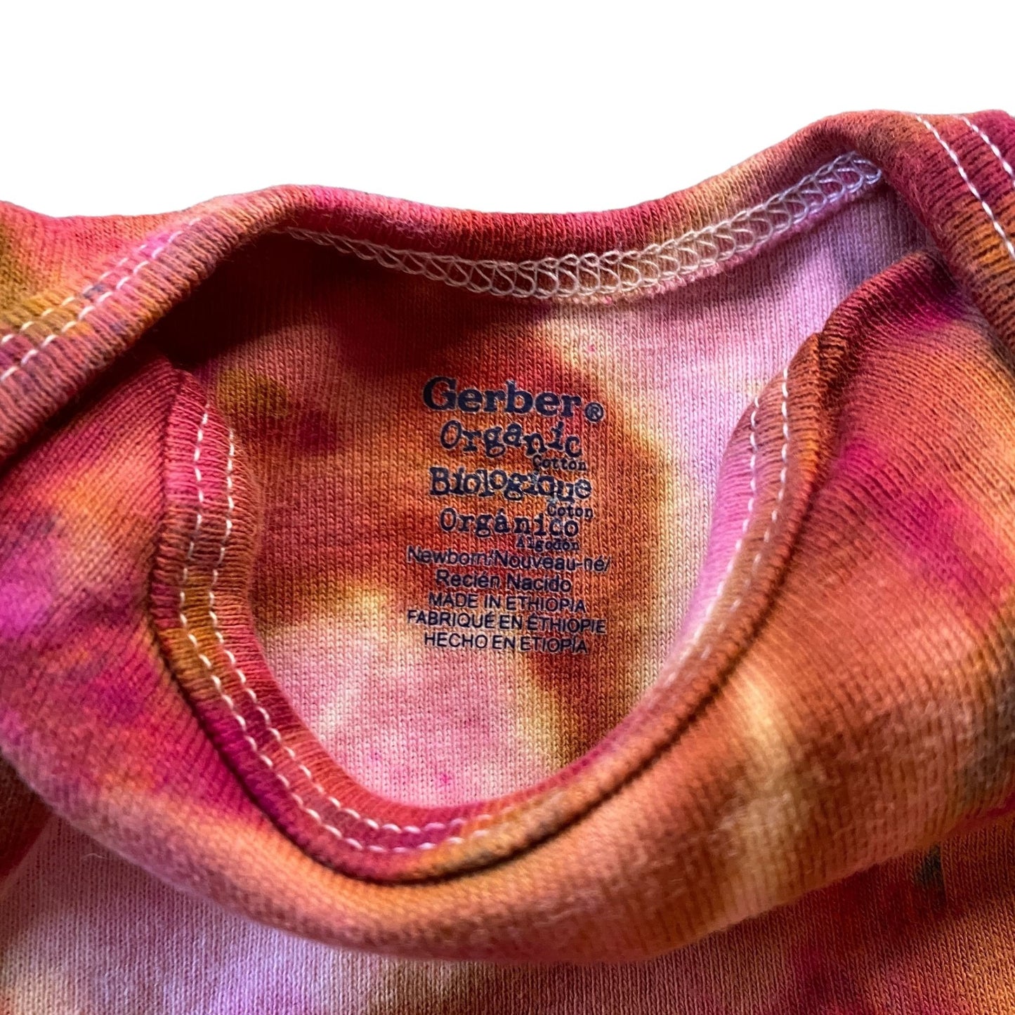 Tie Dyed Bodysuit || Newborn + Hat Bundle