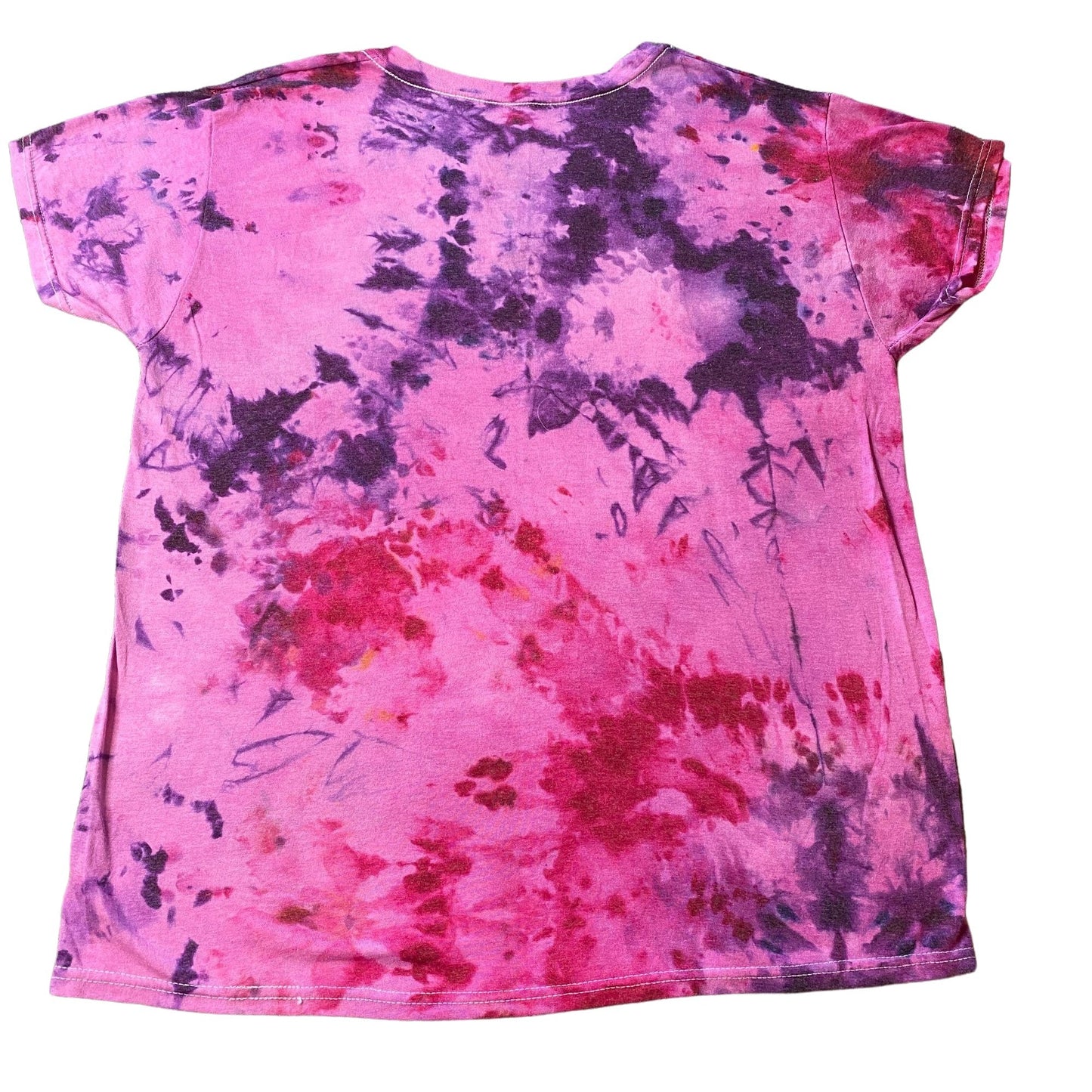 Pink Raven Tie Dye Adult Tee || Medium