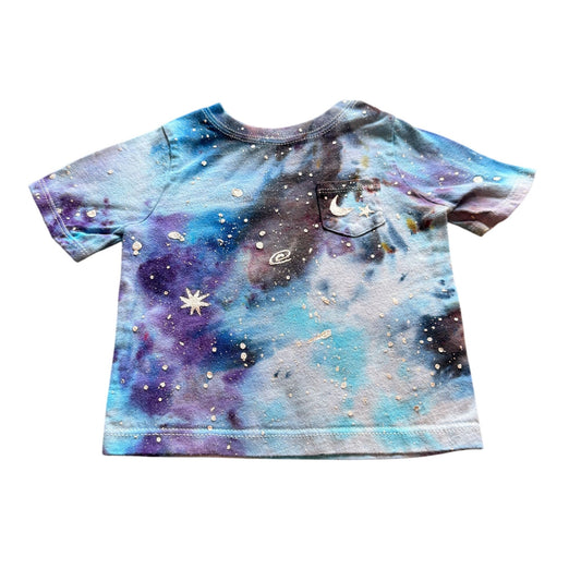 Galaxy Dyed Baby Tee || 3-6 Months, Upcycled ♻️